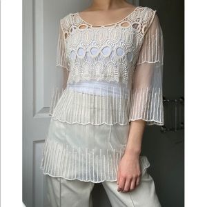 Vintage Sheer Top